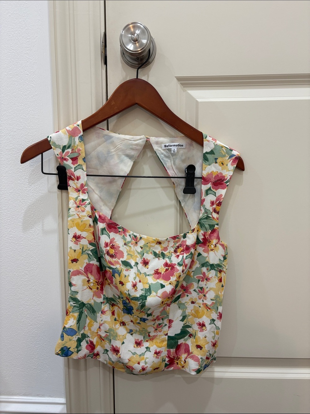 Reformation Floral Top
